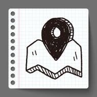 doodle location gps pin N6