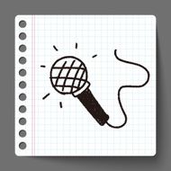 doodle microphone N17
