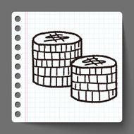 doodle money coin N8