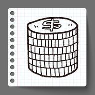 doodle money coin N12