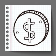 doodle money coin N13