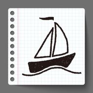 doodle sailboat N11