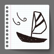 doodle sailboat N12