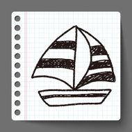 doodle sailboat N13