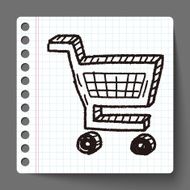 doodle Shopping cart N19
