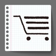 doodle Shopping cart N24