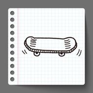 Doodle Skateboard N2