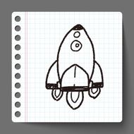 Doodle Spaceship N13
