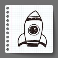 Doodle Spaceship N15