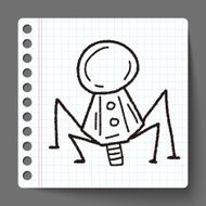 Doodle Spaceship N17