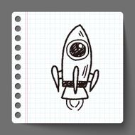 Doodle Spaceship N18