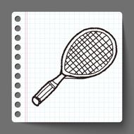 Doodle Tennis racket N6