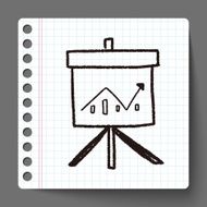 doodle whiteboard chart N10