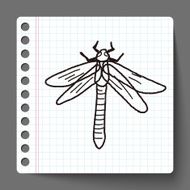Dragonfly doodle N2