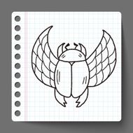 Dung beetles doodle N2