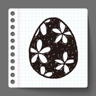 easter egg doodle N53