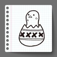 easter egg doodle N68