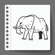 elephant doodle N5