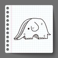 Elephant SLIDE doodle N2