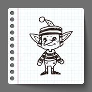 elf doodle N10