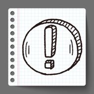 exclamation doodle N5