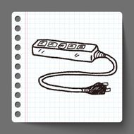 Extension cord doodle N5