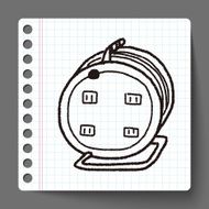 Extension cord doodle N7