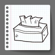 facial tissue doodle N4