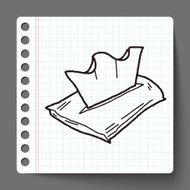 facial tissue doodle N5