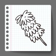 feather duster doodle N5