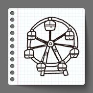 Ferris wheel doodle N6