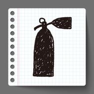 Fire extinguisher doodle N2