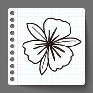 Flower doodle N75