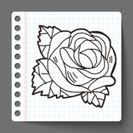 Flower doodle N78