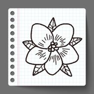 Flower doodle N85