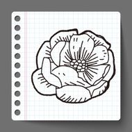 Flower doodle N90