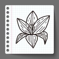 Flower doodle N102