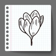 Flower doodle N103