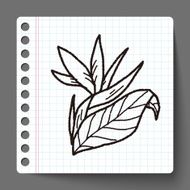 Flower doodle N104