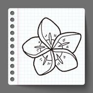 Flower doodle N105