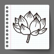 Flower doodle N108