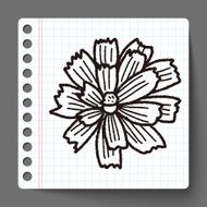 Flower doodle N112