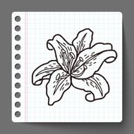 Flower doodle N113