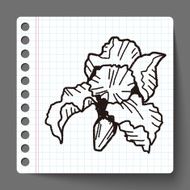 Flower doodle N116