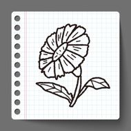 Flower doodle N119