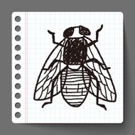 fly bug doodle N3