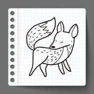fox doodle N3