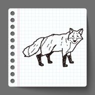 fox doodle N4