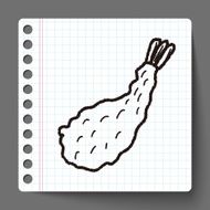 fry shrimp doodle N2