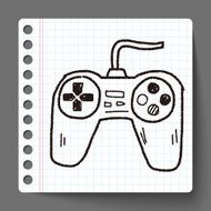 game controller doodle N19